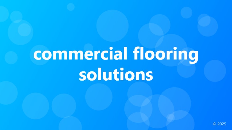 commercial flooring solutions